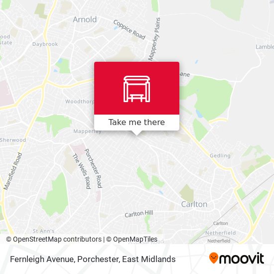 Fernleigh Avenue, Porchester map