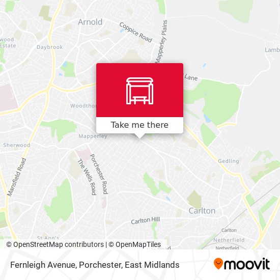 Fernleigh Avenue, Porchester map