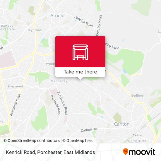 Kenrick Road, Porchester map