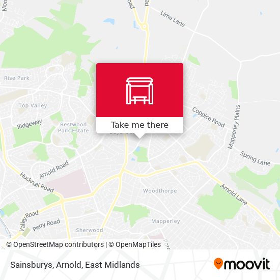 Sainsburys, Arnold map