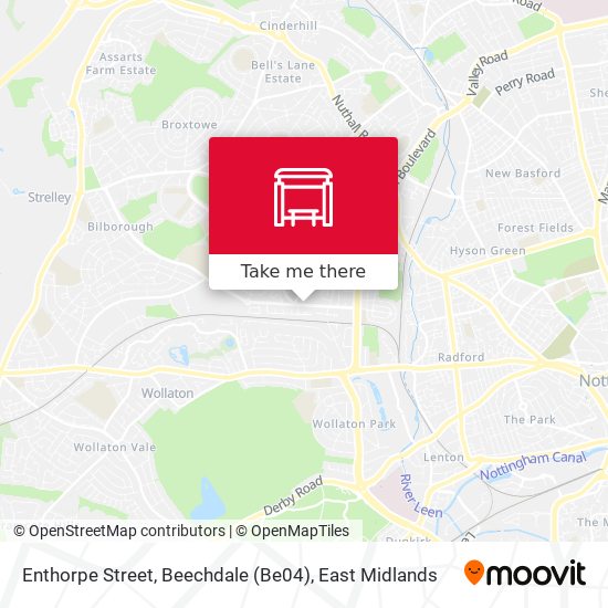 Enthorpe Street, Beechdale (Be04) map