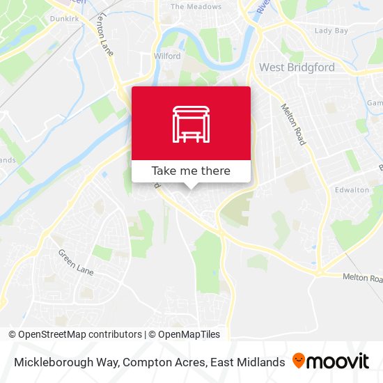 Mickleborough Way, Compton Acres map