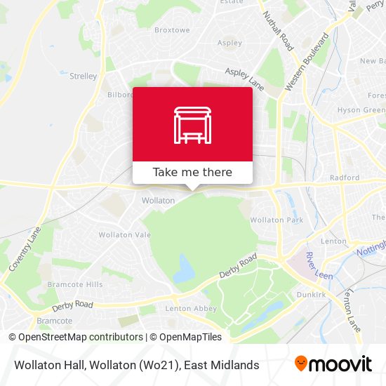 Wollaton Hall, Wollaton (Wo21) map