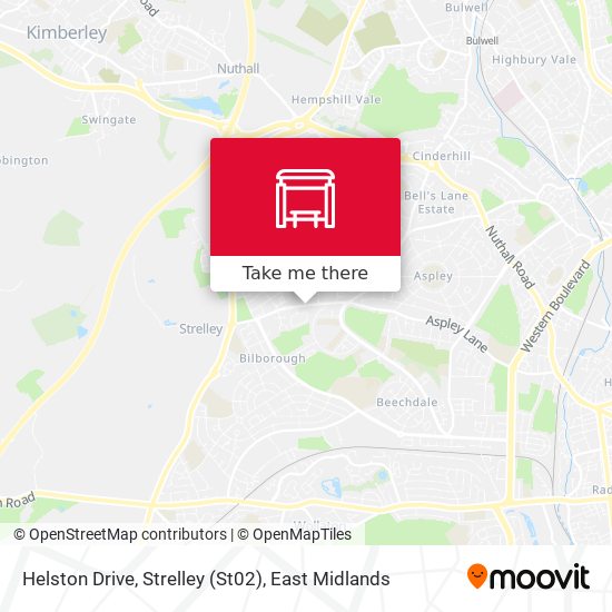 Helston Drive, Strelley (St02) map