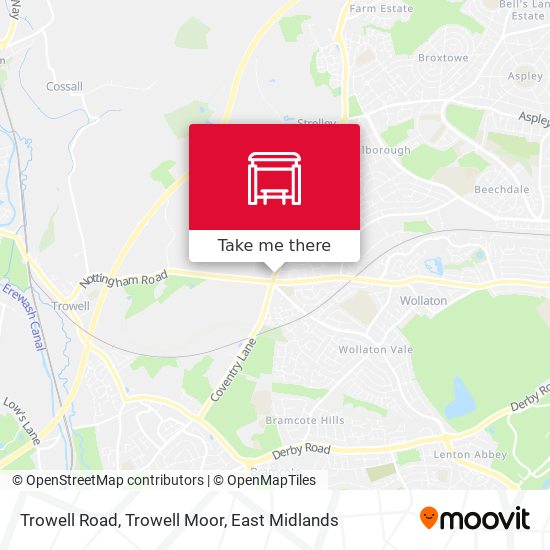 Trowell Road, Trowell Moor map