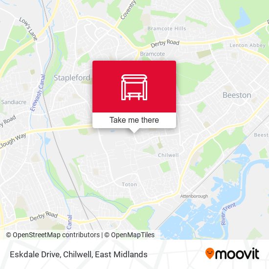 Eskdale Drive, Chilwell map