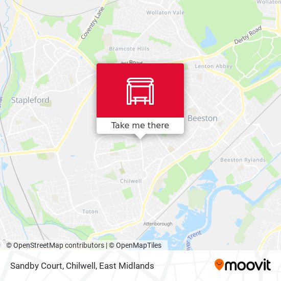 Sandby Court, Chilwell map