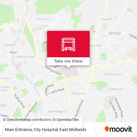 Main Entrance, City Hospital map