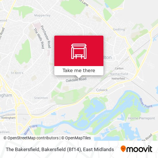 The Bakersfield, Bakersfield (Bf14) map