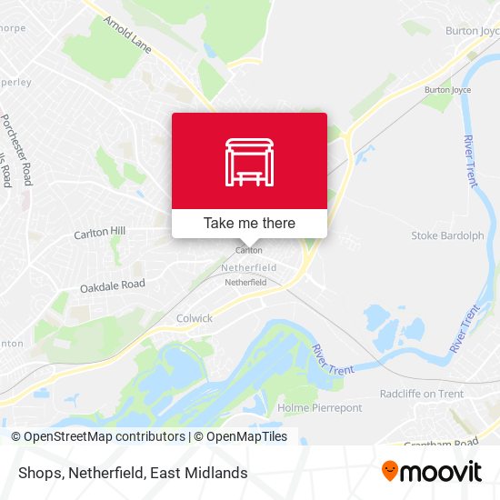 Shops, Netherfield map