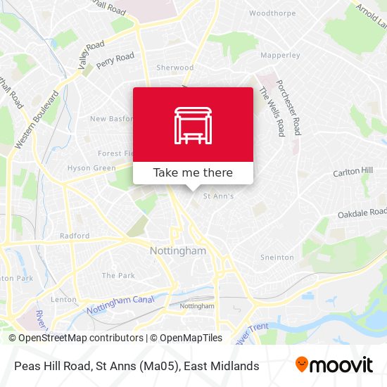 Peas Hill Road, St Anns (Ma05) map