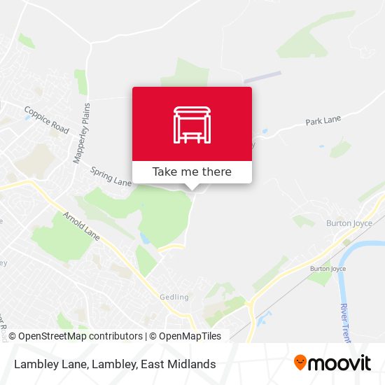 Lambley Lane, Lambley map