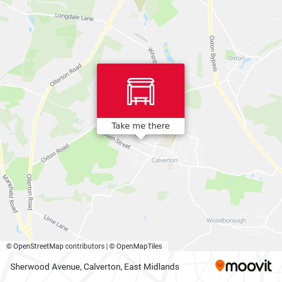 Sherwood Avenue, Calverton map