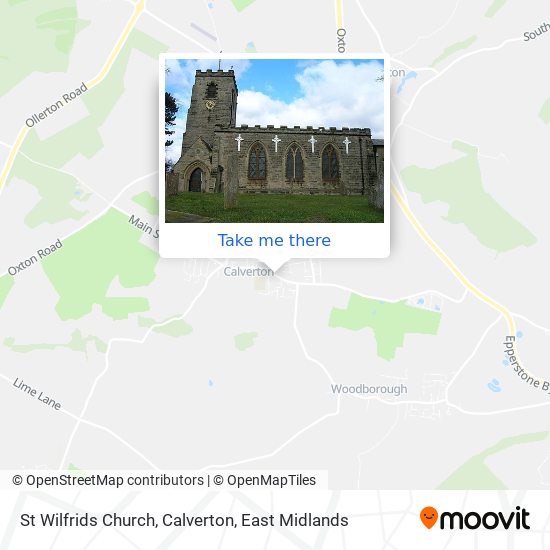 St Wilfrids Church, Calverton map