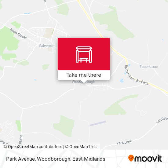 Park Avenue, Woodborough map