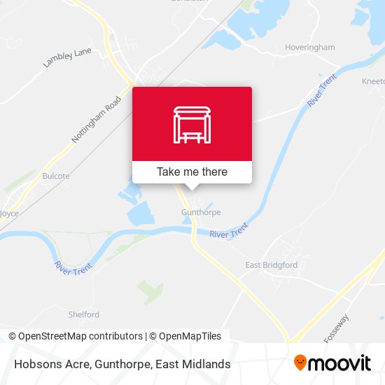 Hobsons Acre, Gunthorpe map