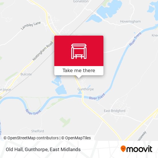 Old Hall, Gunthorpe map