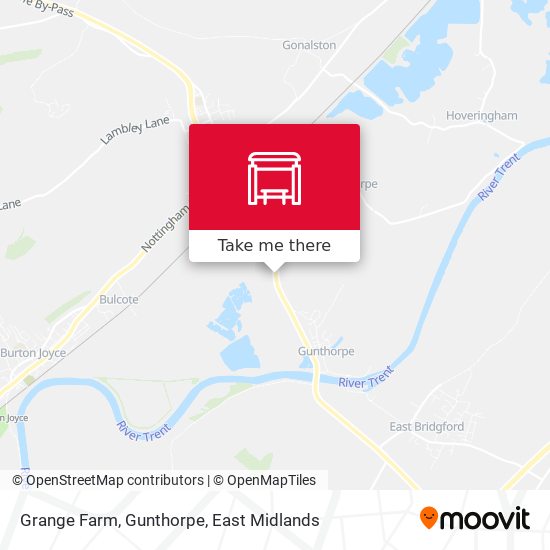 Grange Farm, Gunthorpe map