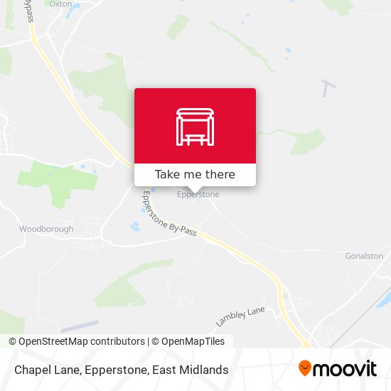 Chapel Lane, Epperstone map