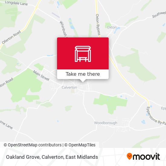 Oakland Grove, Calverton map