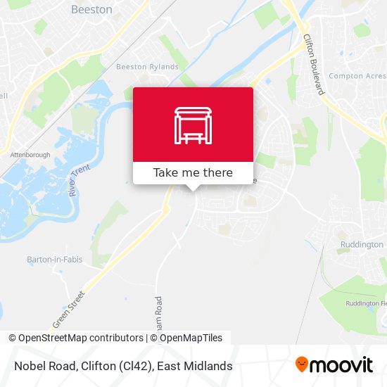Nobel Road, Clifton (Cl42) map