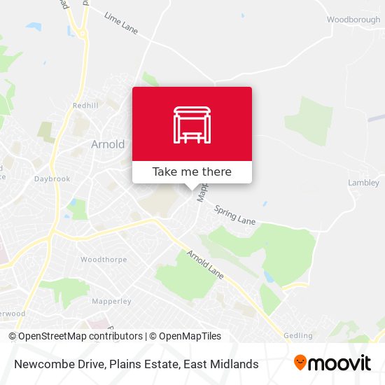 Newcombe Drive, Plains Estate map