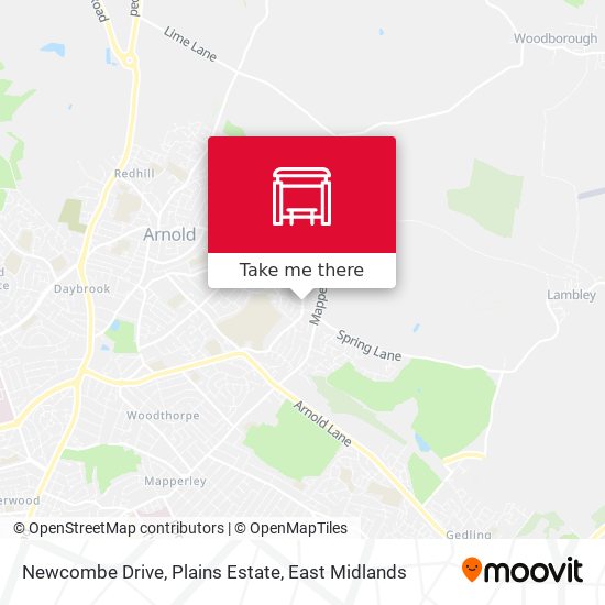 Newcombe Drive, Plains Estate map