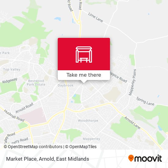 Market Place, Arnold map