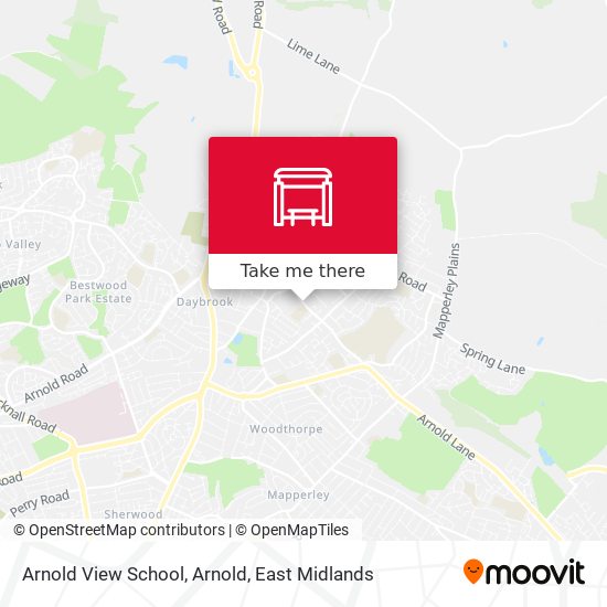 Arnold View School, Arnold map