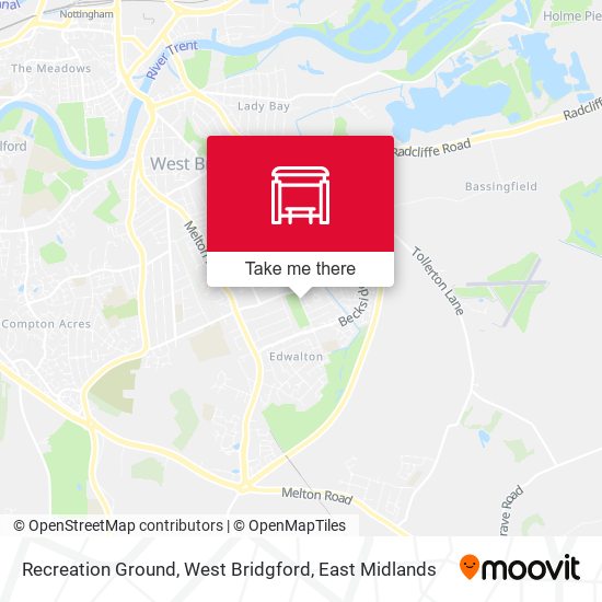 Recreation Ground, West Bridgford map
