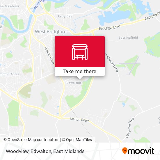 Woodview, Edwalton map