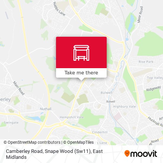 Camberley Road, Snape Wood (Sw11) map