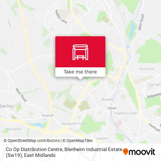 Co Op Distribution Centre, Blenheim Industrial Estate (Sw19) map