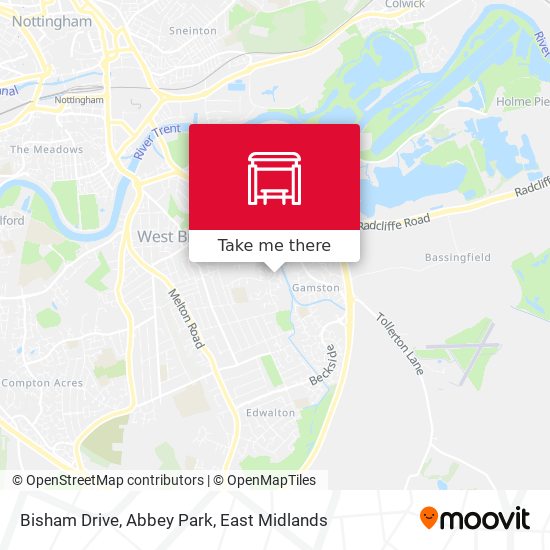 Bisham Drive, Abbey Park map
