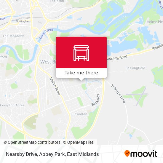 Nearsby Drive, Abbey Park map