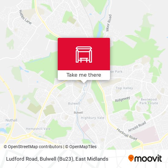 Ludford Road, Bulwell (Bu23) map