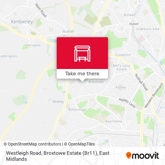 Westleigh Road, Broxtowe Estate (Br11) map