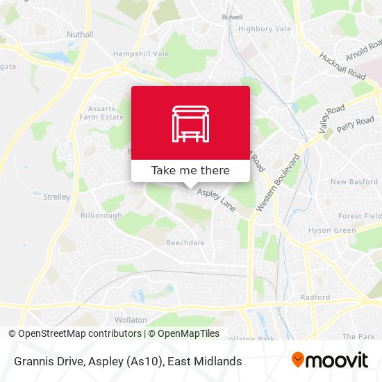 Grannis Drive, Aspley (As10) map