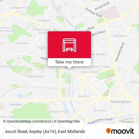 Ascot Road, Aspley (As16) map