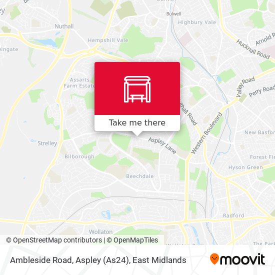 Ambleside Road, Aspley (As24) map