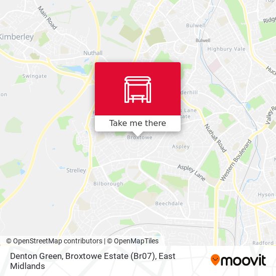 Denton Green, Broxtowe Estate (Br07) map