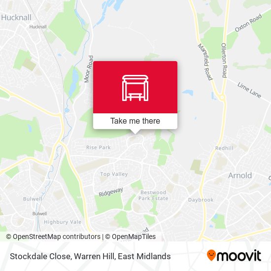 Stockdale Close, Warren Hill map