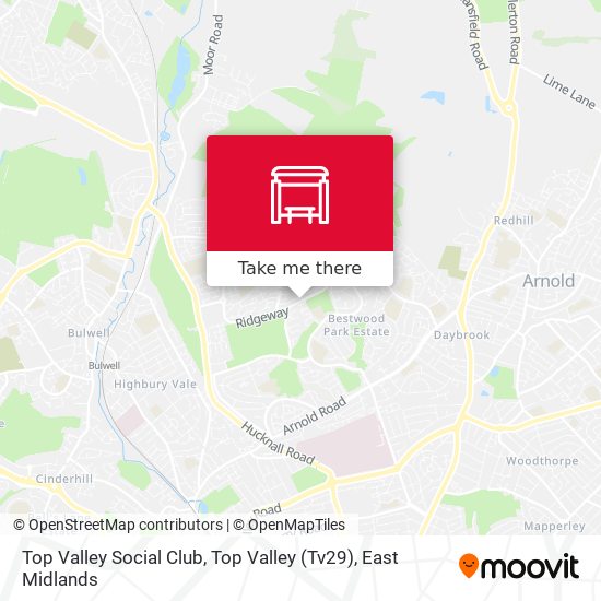 Top Valley Social Club, Top Valley (Tv29) map