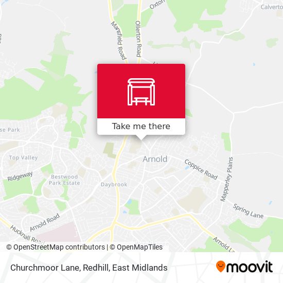 Churchmoor Lane, Redhill map