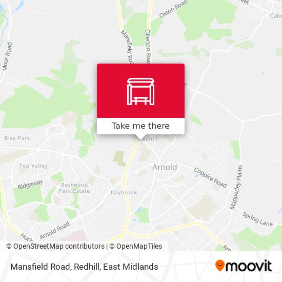 Mansfield Road, Redhill map