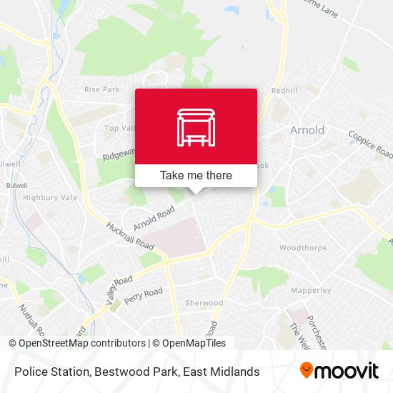 Police Station, Bestwood Park map