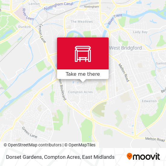 Dorset Gardens, Compton Acres map