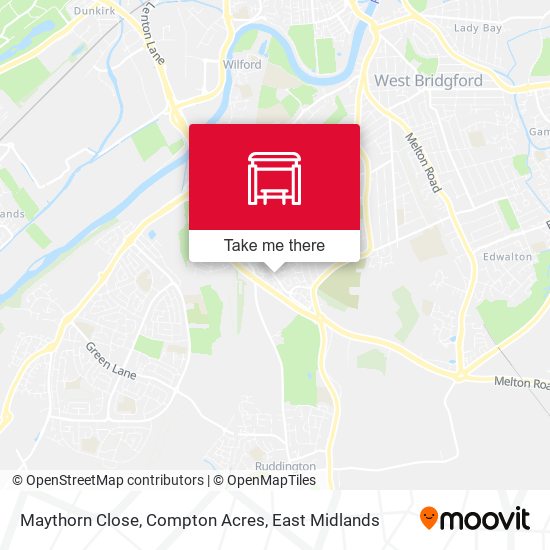 Maythorn Close, Compton Acres map