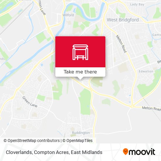 Cloverlands, Compton Acres map