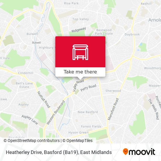 Heatherley Drive, Basford (Ba19) map